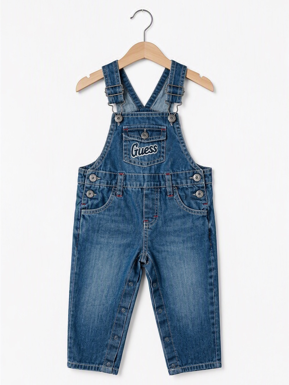 Guess Blue Denim Kids Overalls
